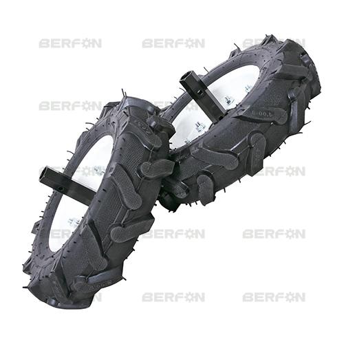 RODA MOTOENXADA DUNSCH 4.00-8 (KIT C/ EIXOS 23mm)